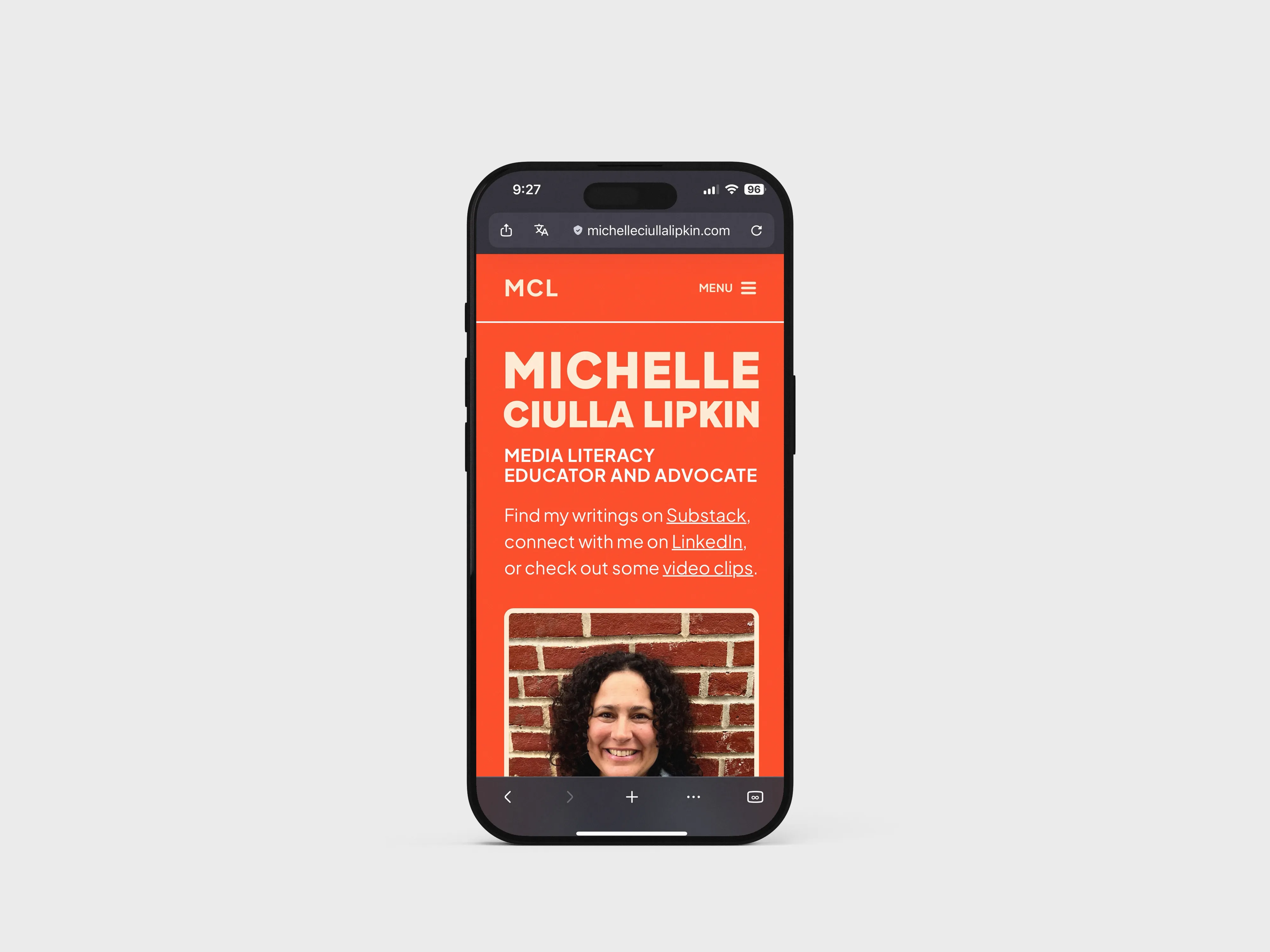 Michelle Ciulla Lipkin home page of website